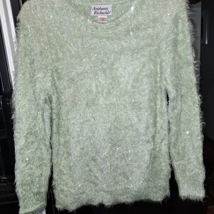 Anthony Richards Women's Sparkling Mint Sweater